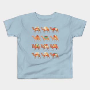 Cute Camels Desert Animals Kids T-Shirt